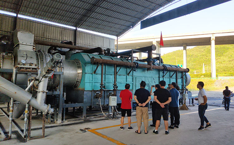 生活垃圾無氧熱解碳化工藝  連續式炭化爐處理生活垃圾