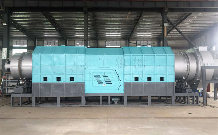 椰殼炭化加工燒烤機制炭棒 椰殼炭化爐生產工藝介紹